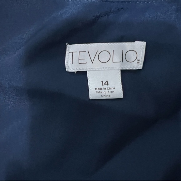 Tevolio Navy Cocktail Dress - Picture 3 of 4